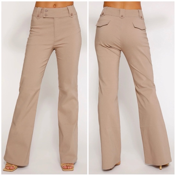 Tiger Mist Pants - 🆕 Tiger Mist Kittie High Rise Pant in Beige